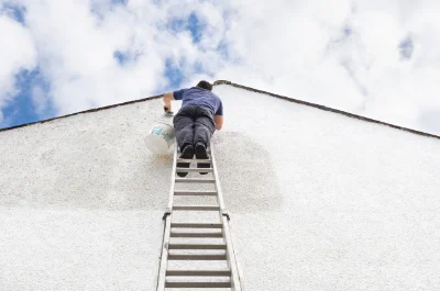 Peinture extérieure aux Bouchoux — façades et ravalement